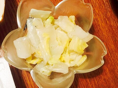 白菜と韓国海苔のマヨサラダ